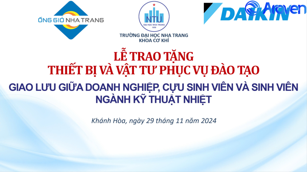 LỄ TRAO TẶNG THIẾT BỊ VÀ VẬT TƯ PHỤC VỤ ĐÀO TẠO VỚI TRƯỜNG ĐẠI HỌC NHA TRANG