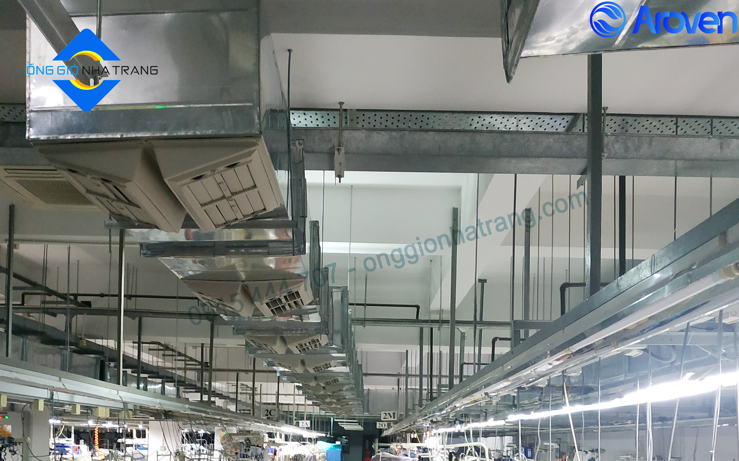 Hệ thống thông gió, hút khí nóng, cấp khí tươi cho nhà xưởng – Ống gió Nha Trang