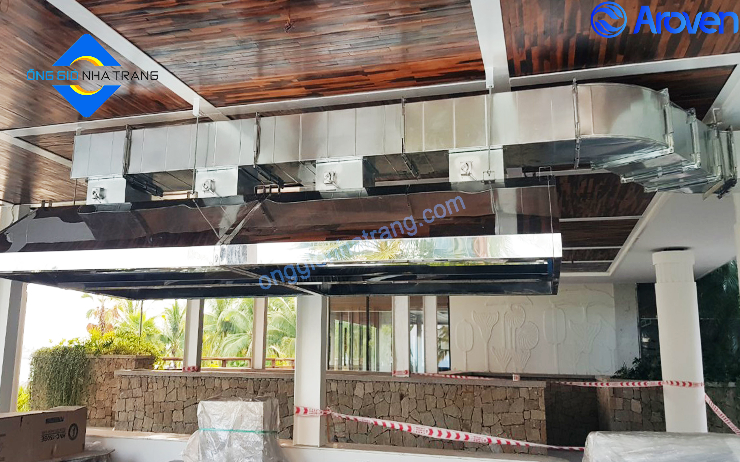 Ống Gió Nha Trang thi công hệ thống hút khói bếp nhà hàng