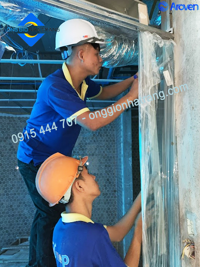 thi cong he thong camera Cty ong gio nha trang thuc hien