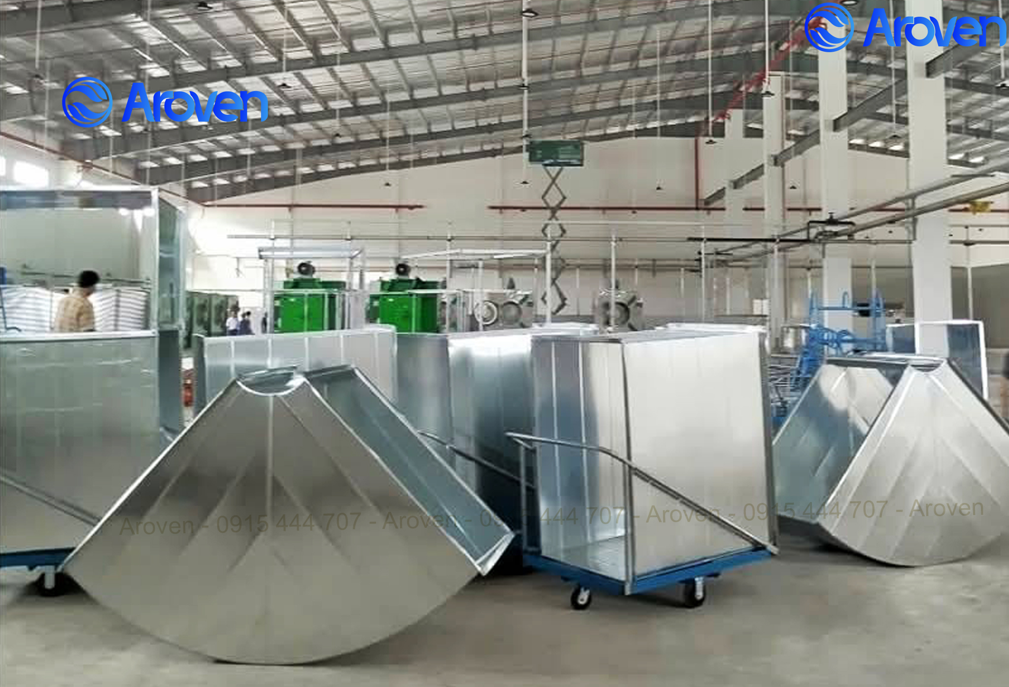 Aroven thông gió công nghiệp