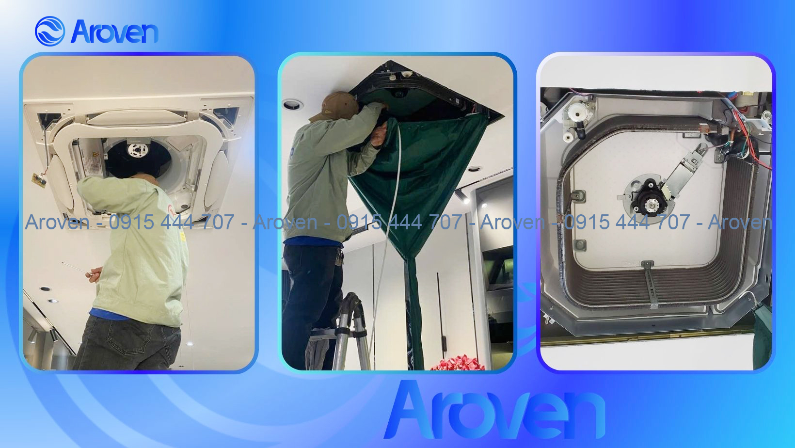 Aroven - bảo trì và sửa chữa, vệ sinh điều hòa cho tất cả công trình